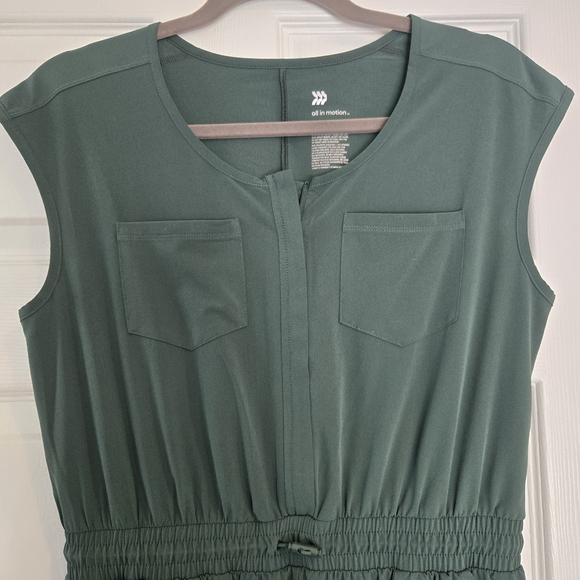 All in Motion Dark Green Jumpsuit - Picture 4 of 5